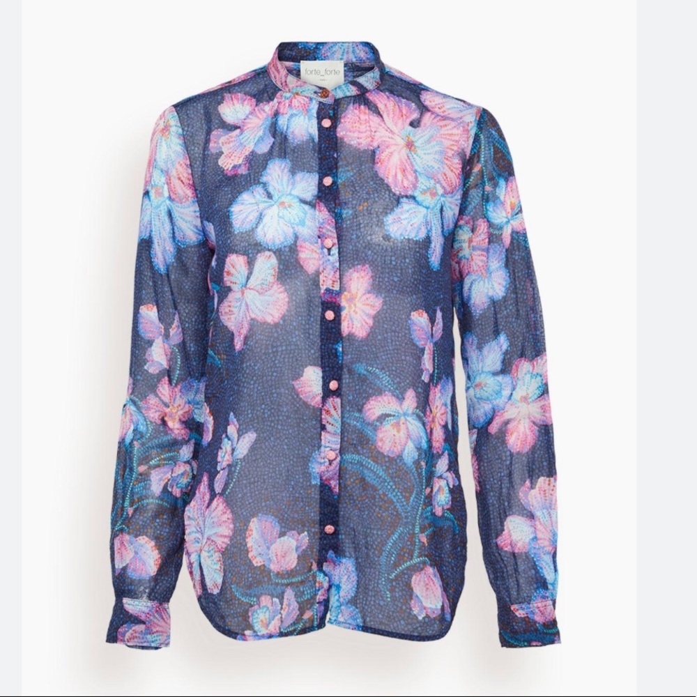 forte forte silk voile top